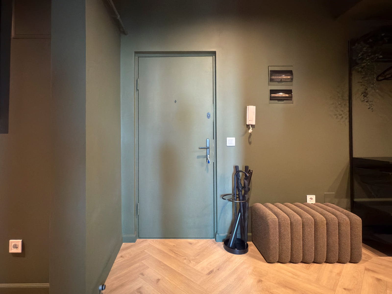 Batistei Olive — Corridor and the front door