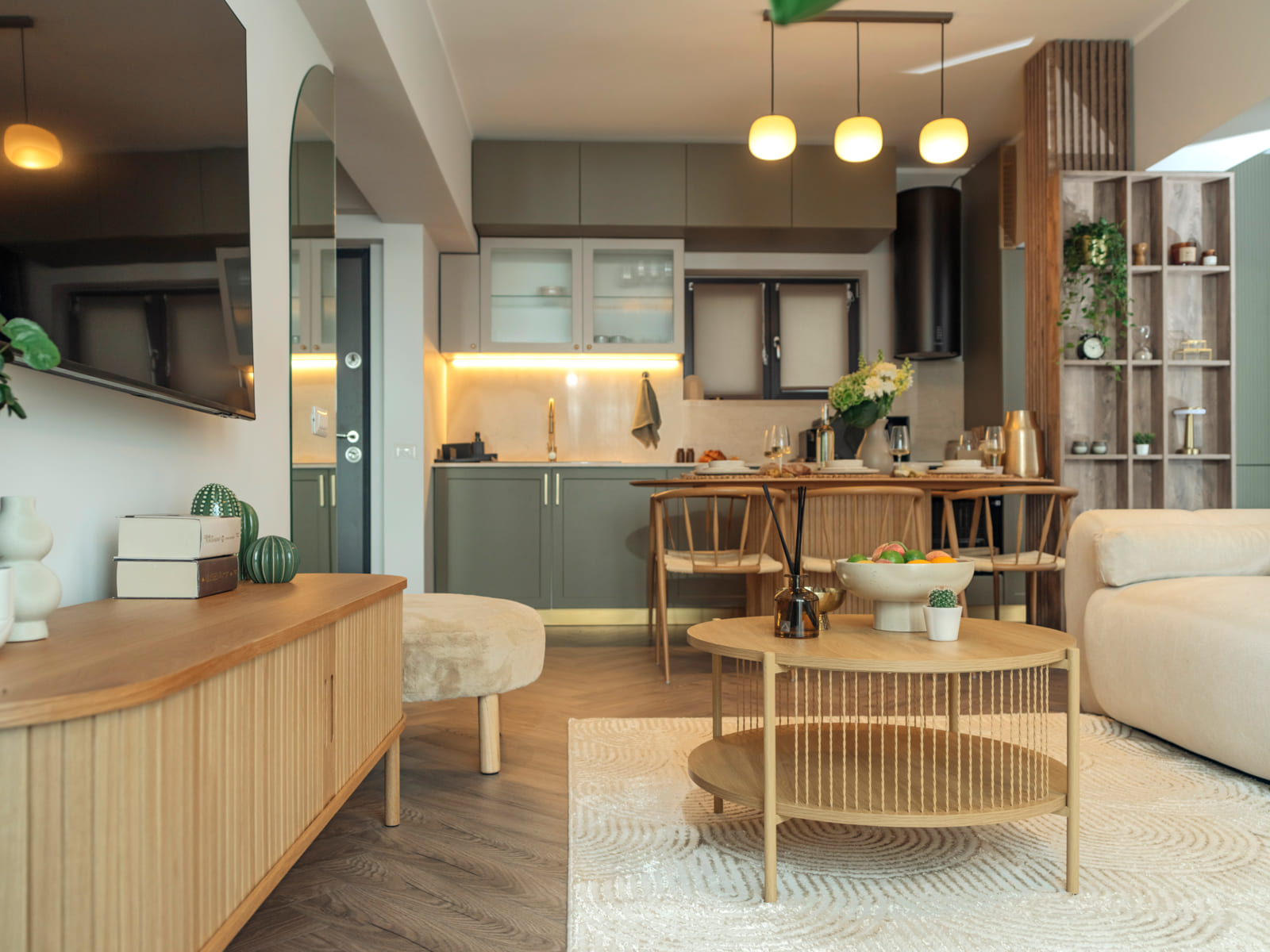 Magheru 65 — Kitchen and the island