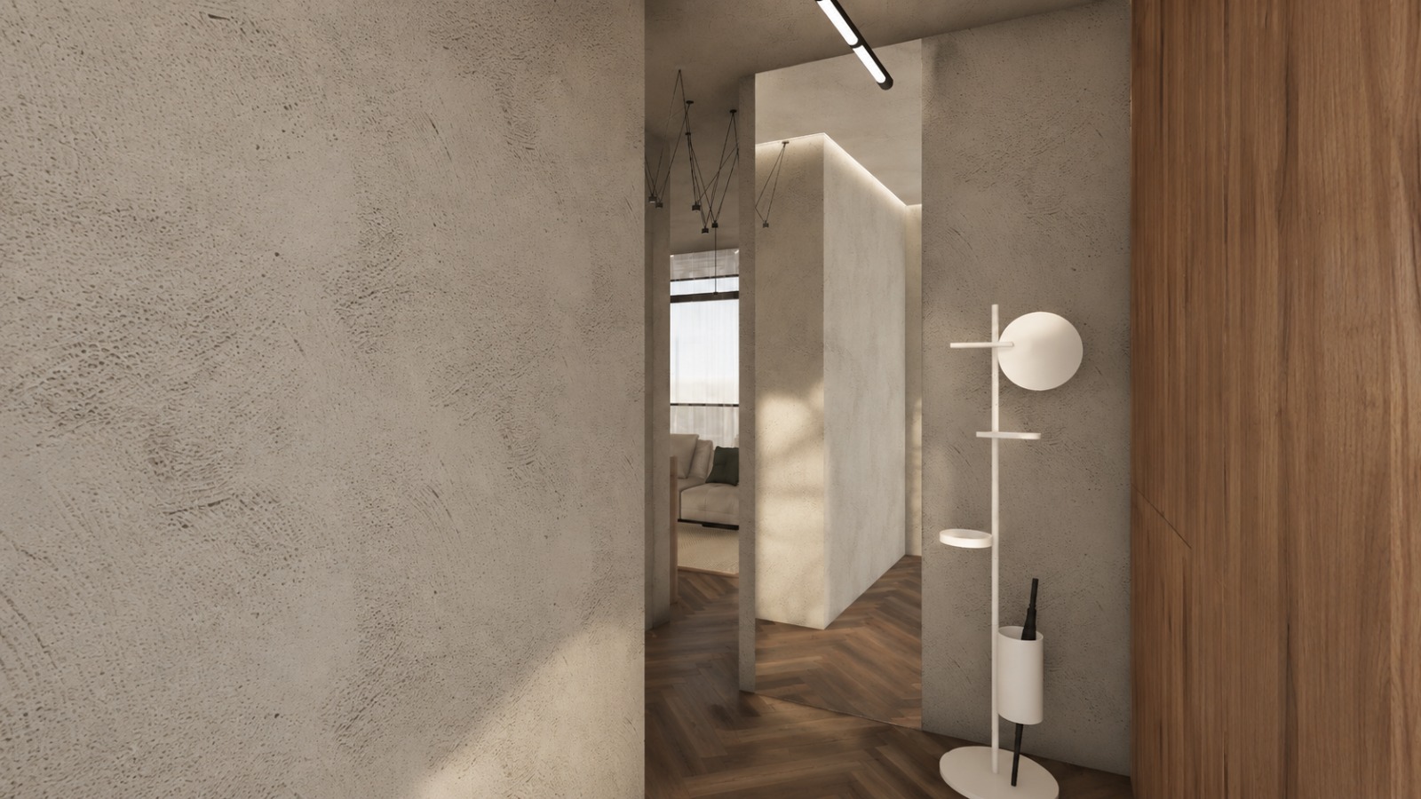 Notara 20 — Second scheme — entrance hall