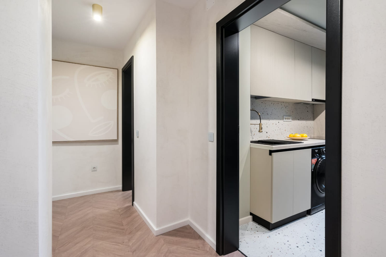 P.A.I Apartment — Corridor, towards the kitchen