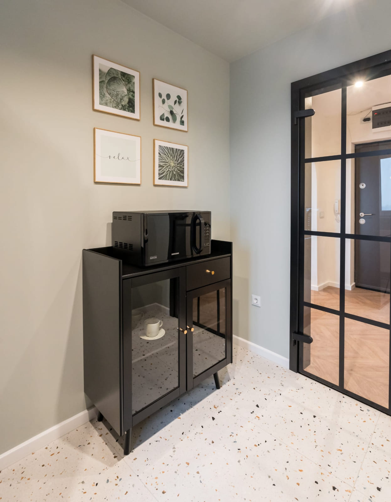 P.A.I Apartment — Utility niche and terrazzo floor