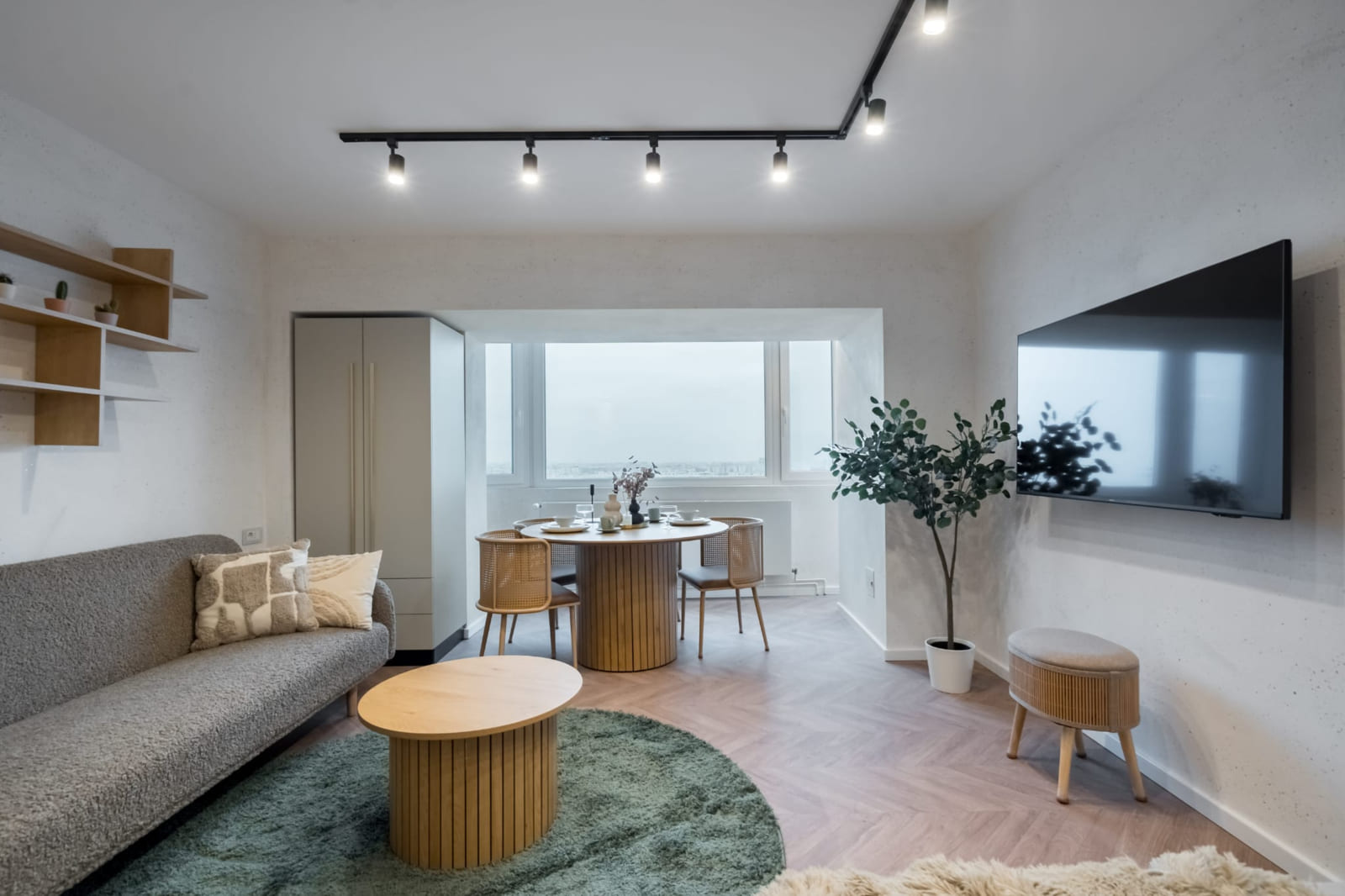 P.A.I Apartment — Living room, towards the dining table