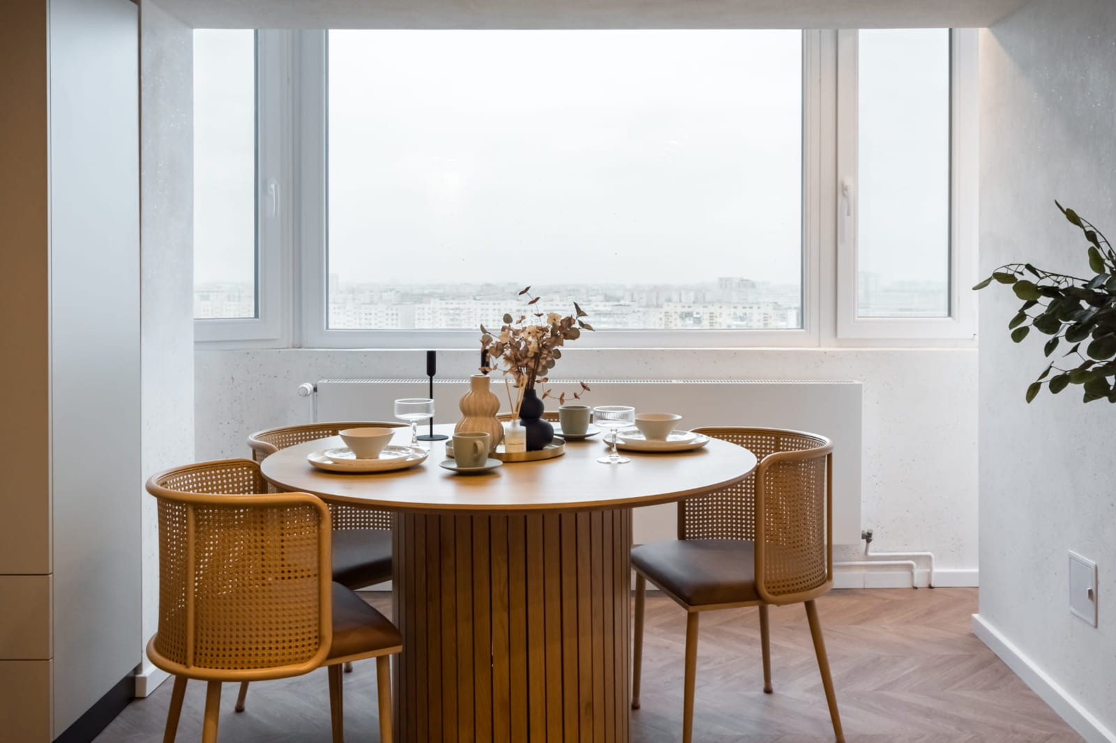 P.A.I Apartment — Dining table by the window