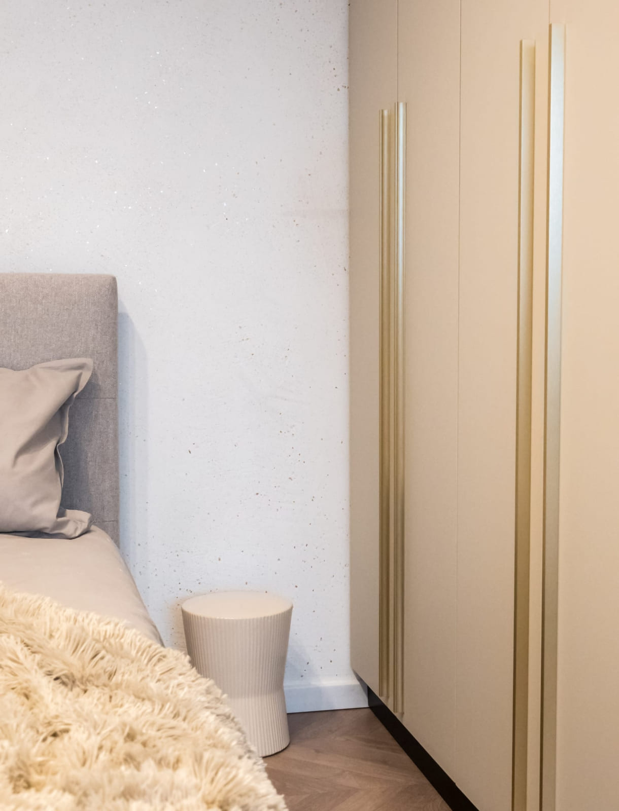 P.A.I Apartment — Wardrobe, brass handles