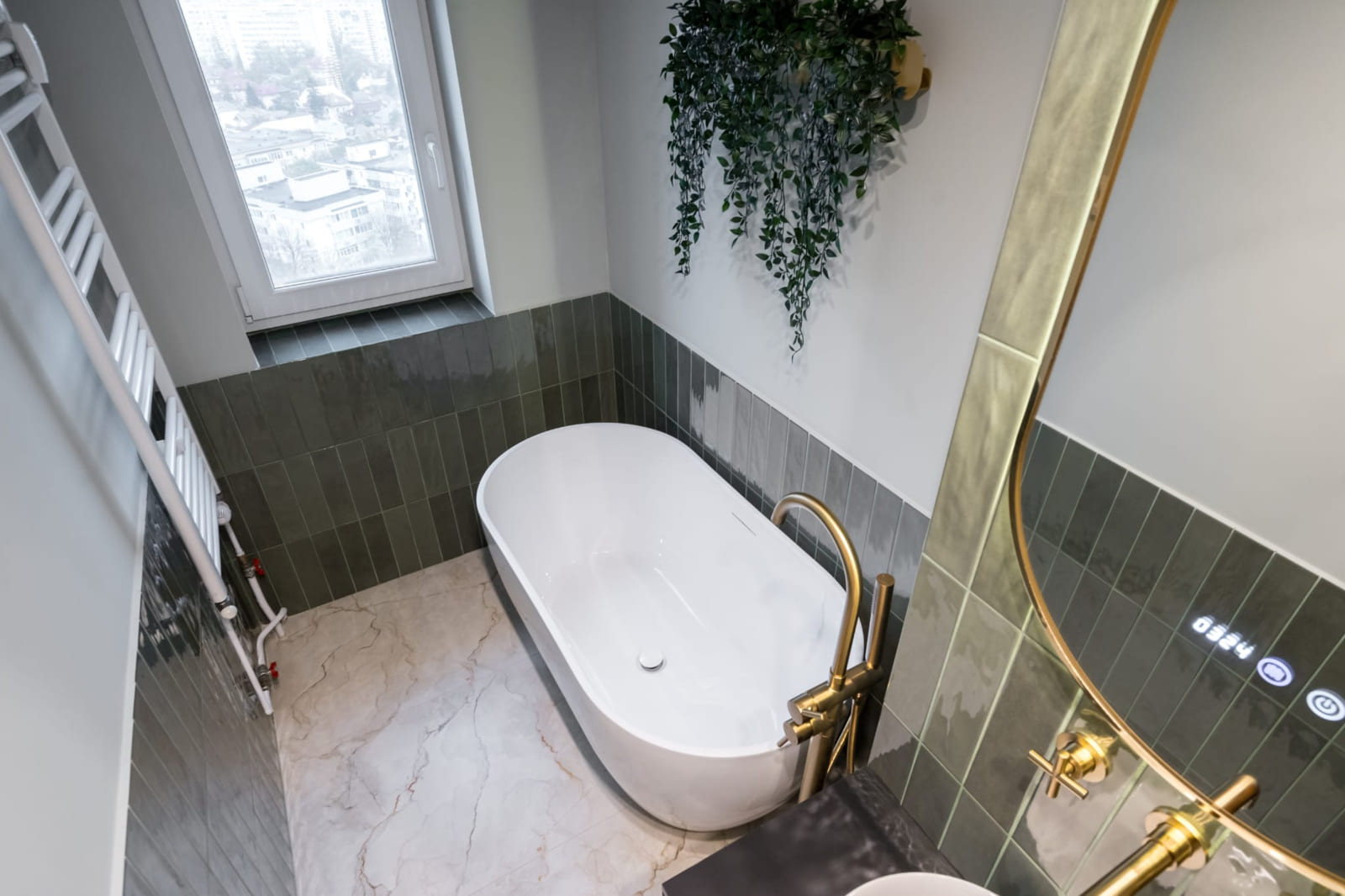 P.A.I Apartment — Bathroom, freestanding bath