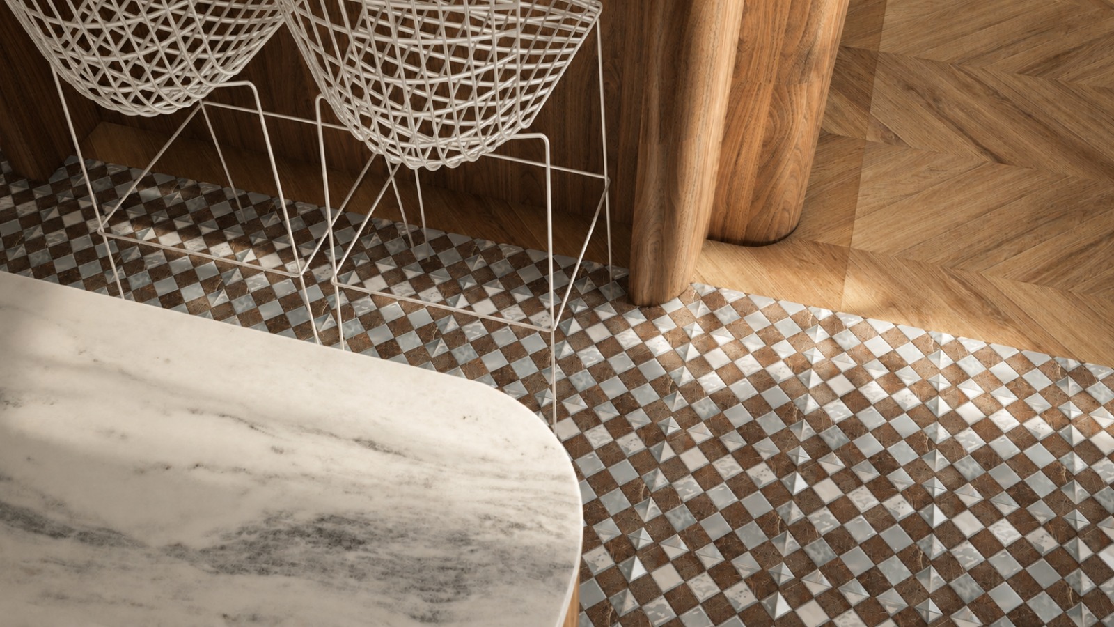 Wilson Studio — Mosaic threshold, detail